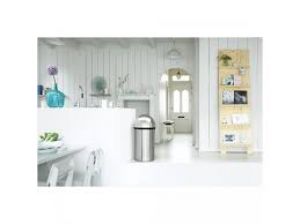 POUBELLE BRABANTIA PUSH BIN 60L ARGENT